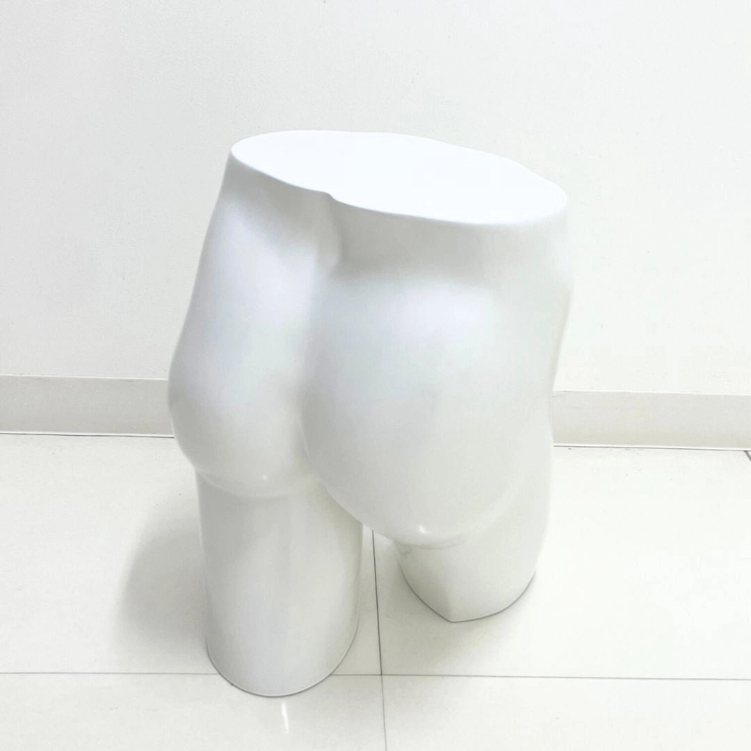 MANNEQUIN UPCYCLE 51 Side Table Stool WHITE