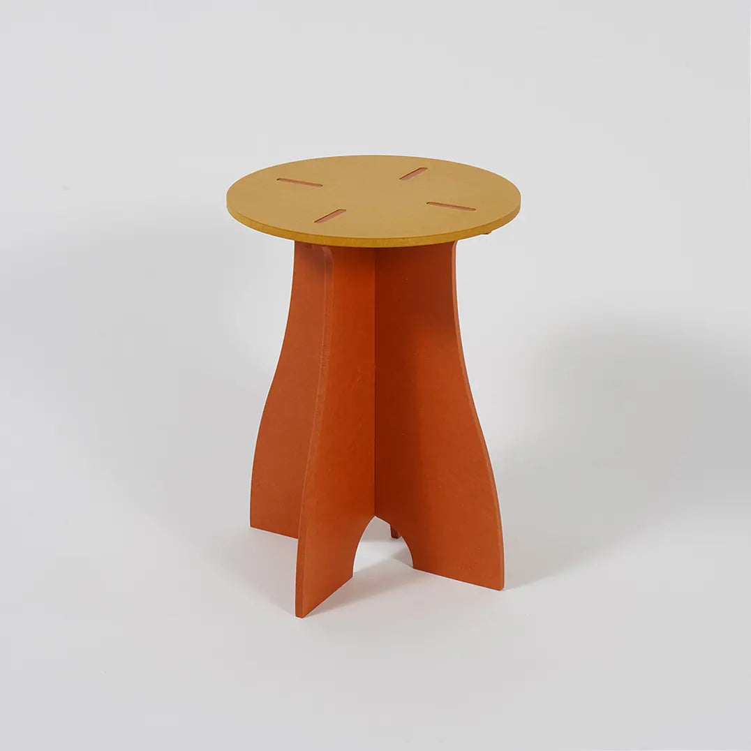 VIVIDNESS Assembled Stool YELLOW