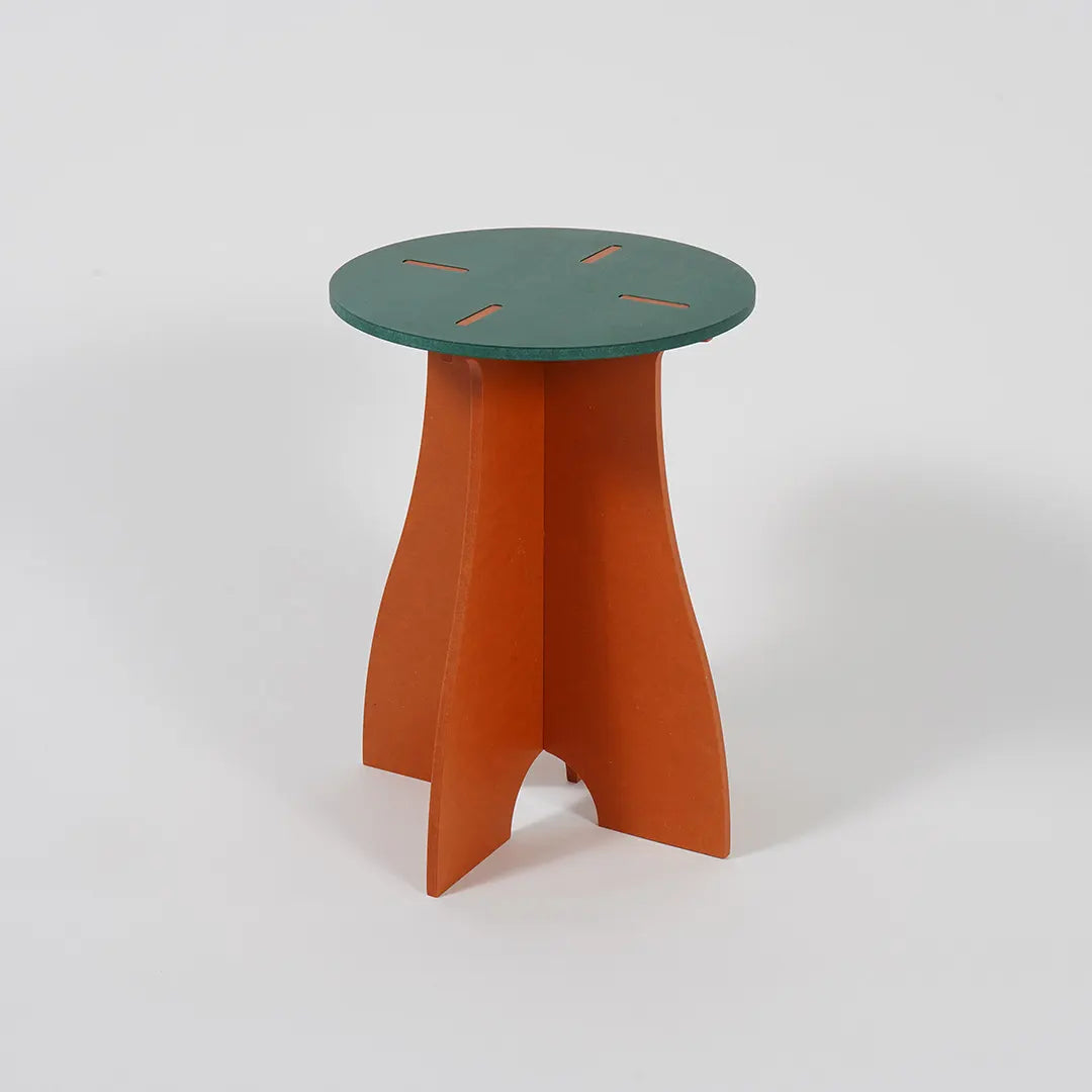 VIVIDNESS Assembled Stool GREEN