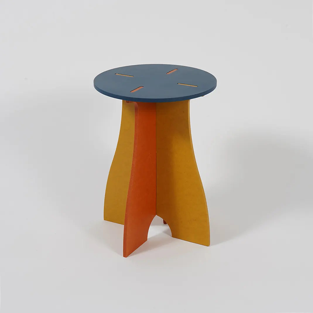 VIVIDNESS Assembled Stool BLUE