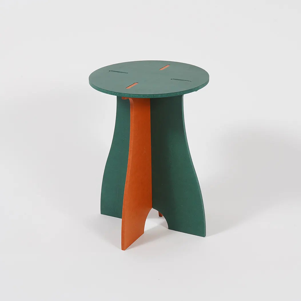 VIVIDNESS Assembled Stool GREEN