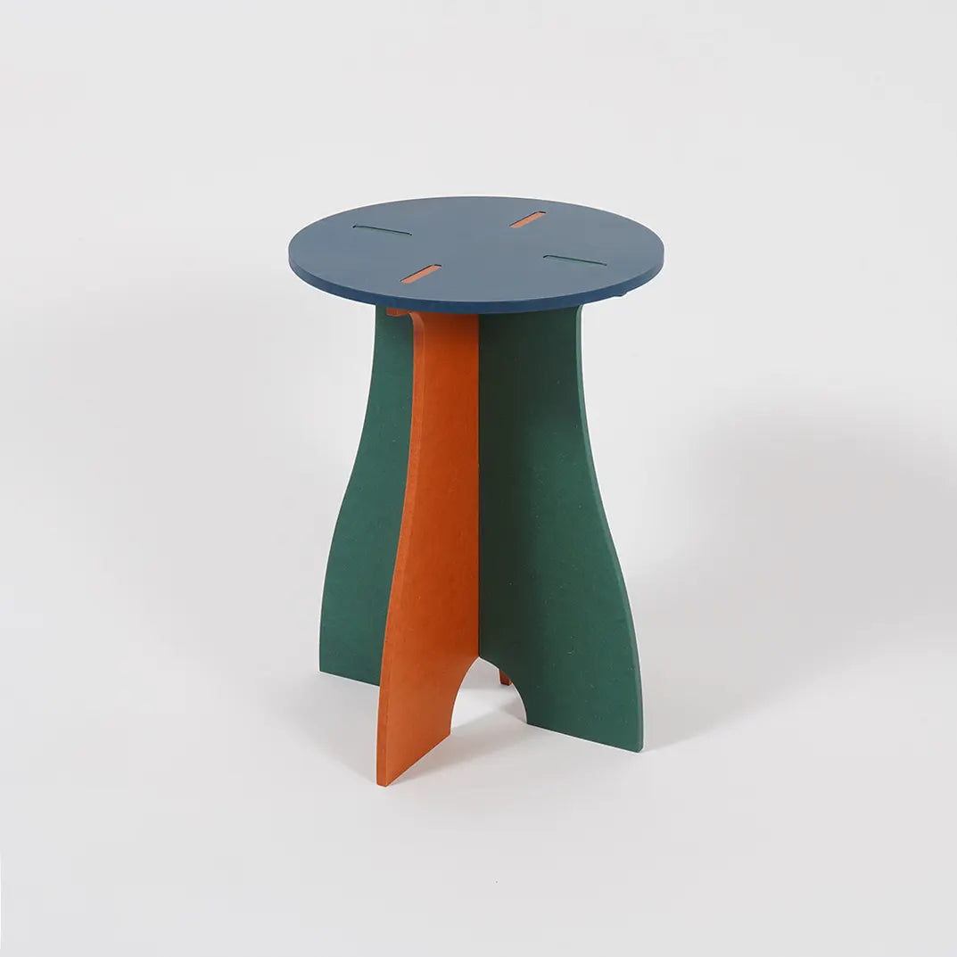 VIVIDNESS Assembled Stool BLUE