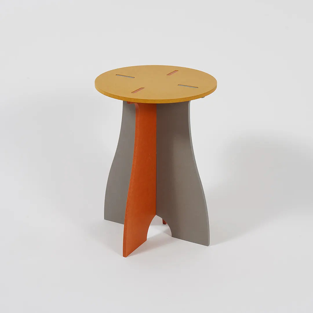 VIVIDNESS Assembled Stool YELLOW