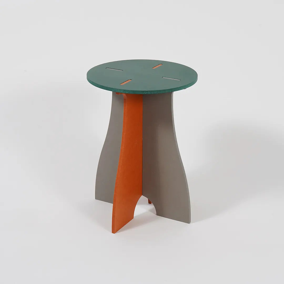 VIVIDNESS Assembled Stool GREEN