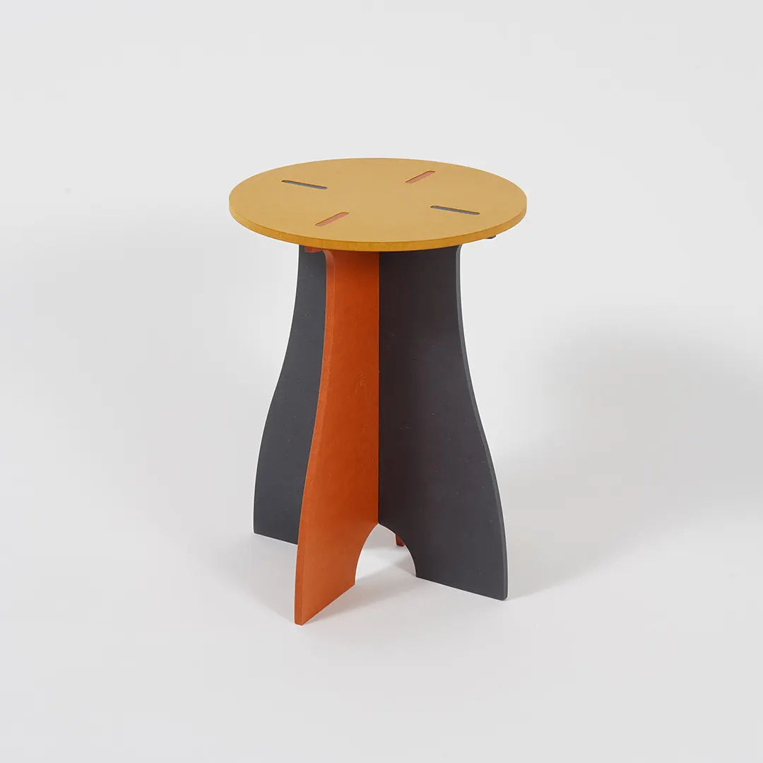 VIVIDNESS Assembled Stool YELLOW