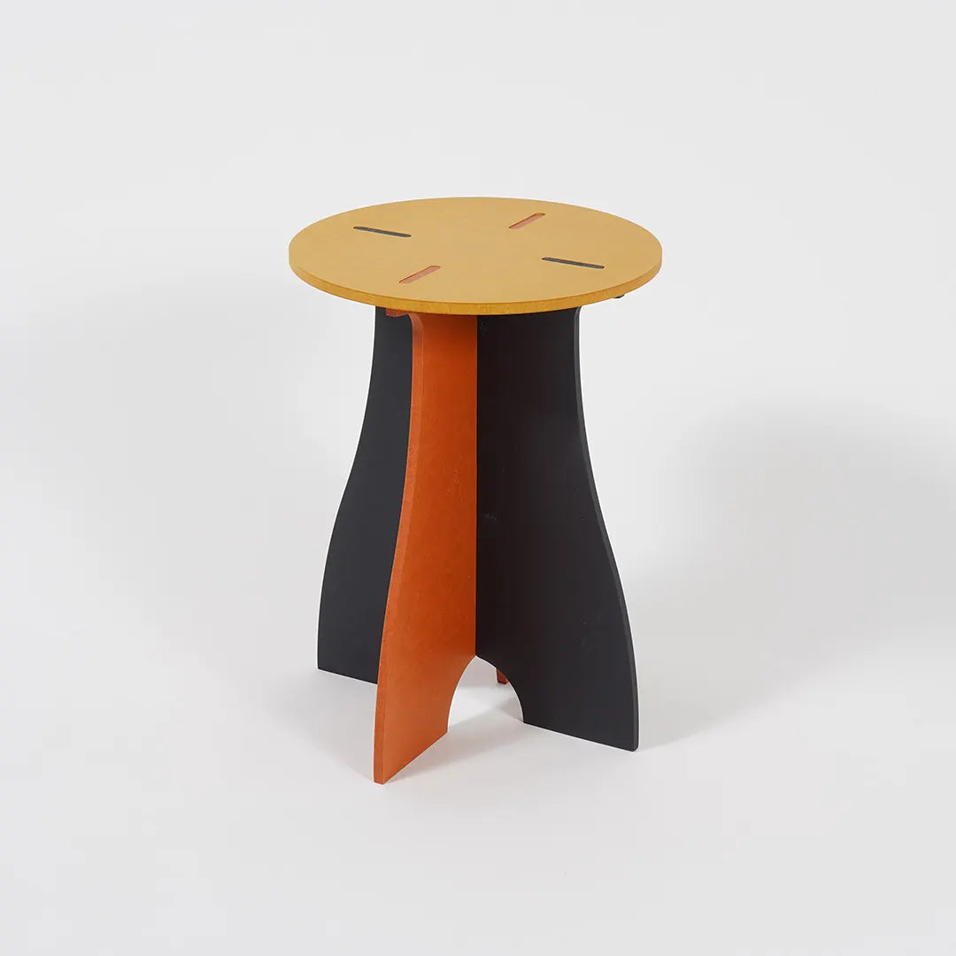 VIVIDNESS Assembled Stool YELLOW