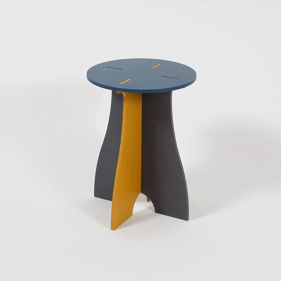 VIVIDNESS Assembled Stool BLUE