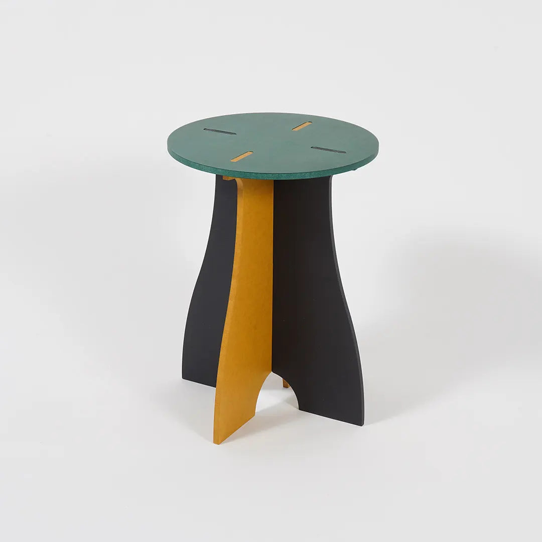 VIVIDNESS Assembled Stool GREEN