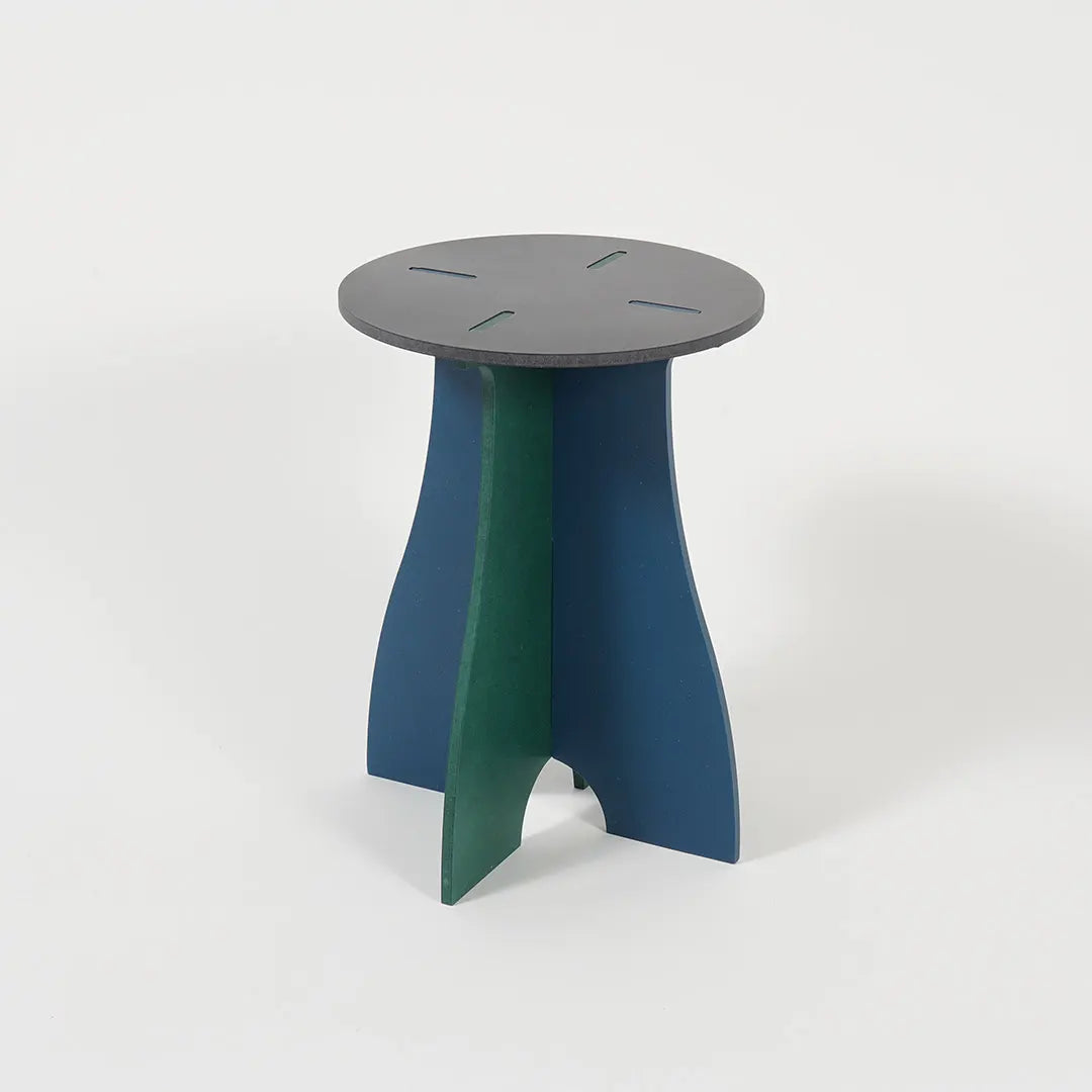 VIVIDNESS Assembled Stool GRAY