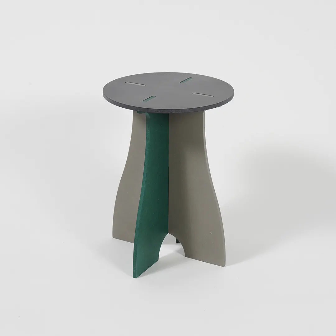 VIVIDNESS Assembled Stool GRAY