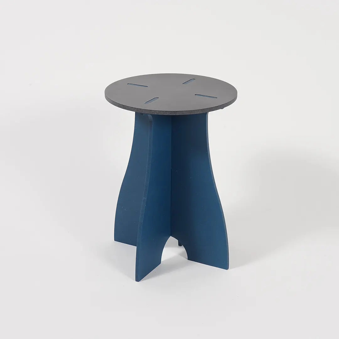 VIVIDNESS Assembled Stool GRAY