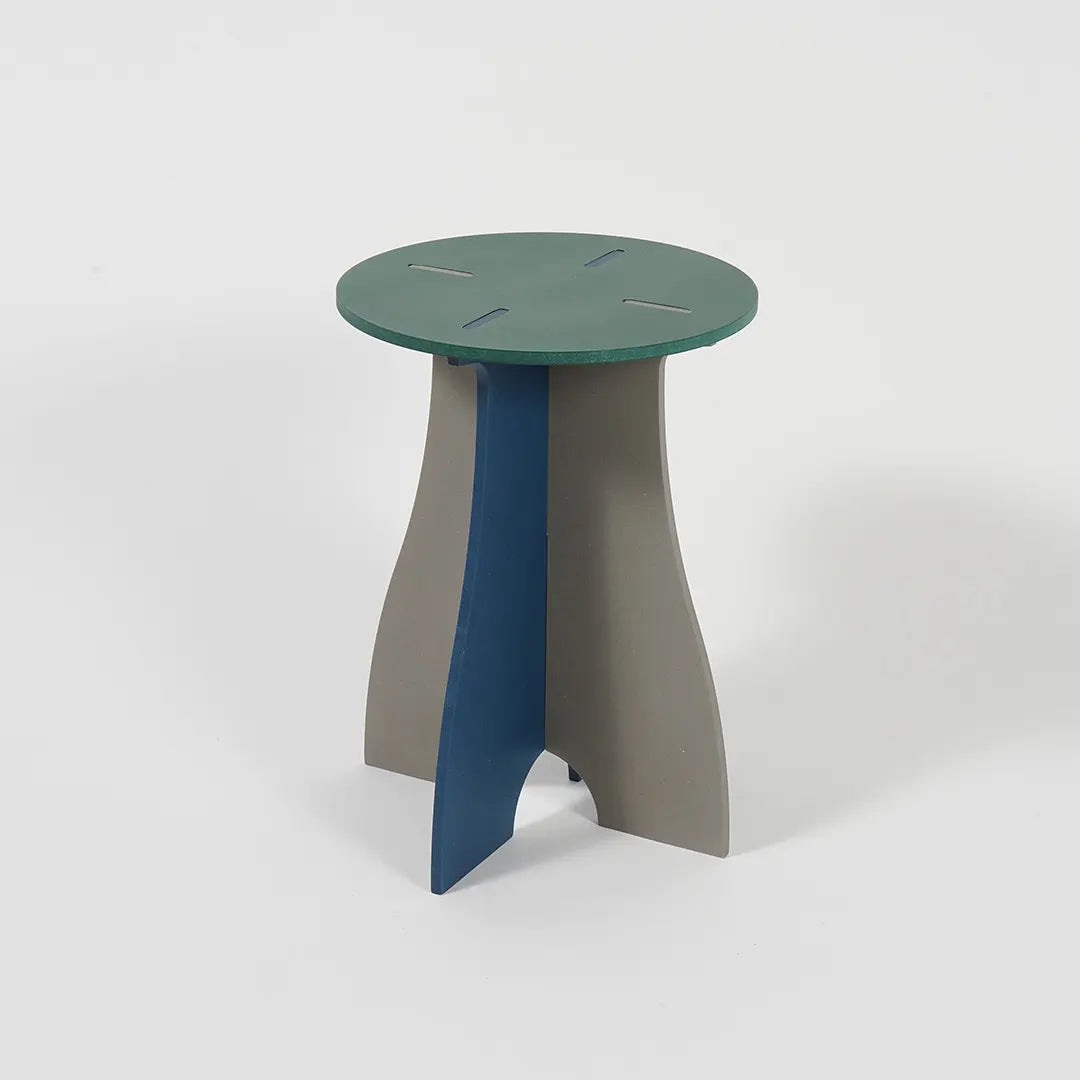 VIVIDNESS Assembled Stool GREEN