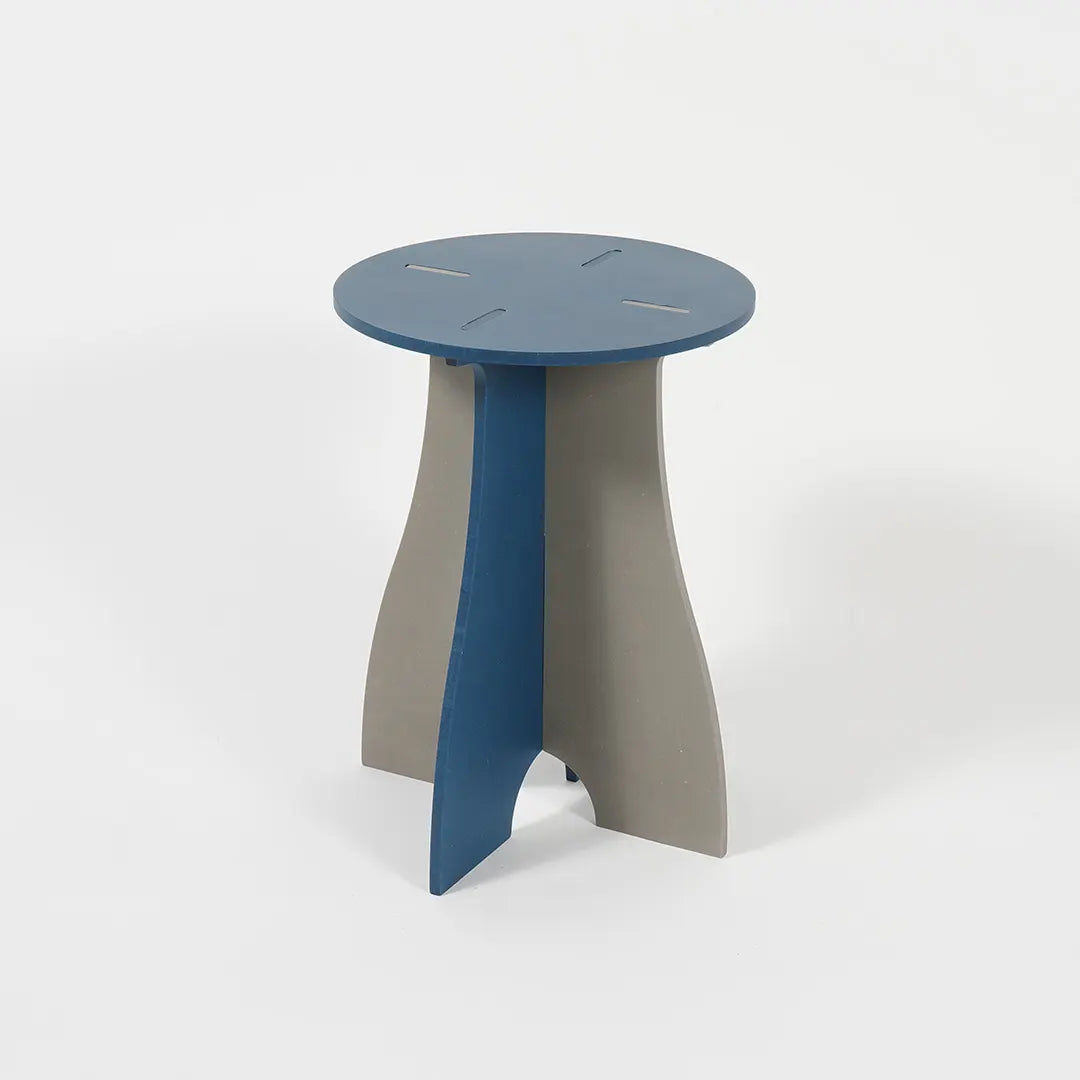 VIVIDNESS Assembled Stool BLUE