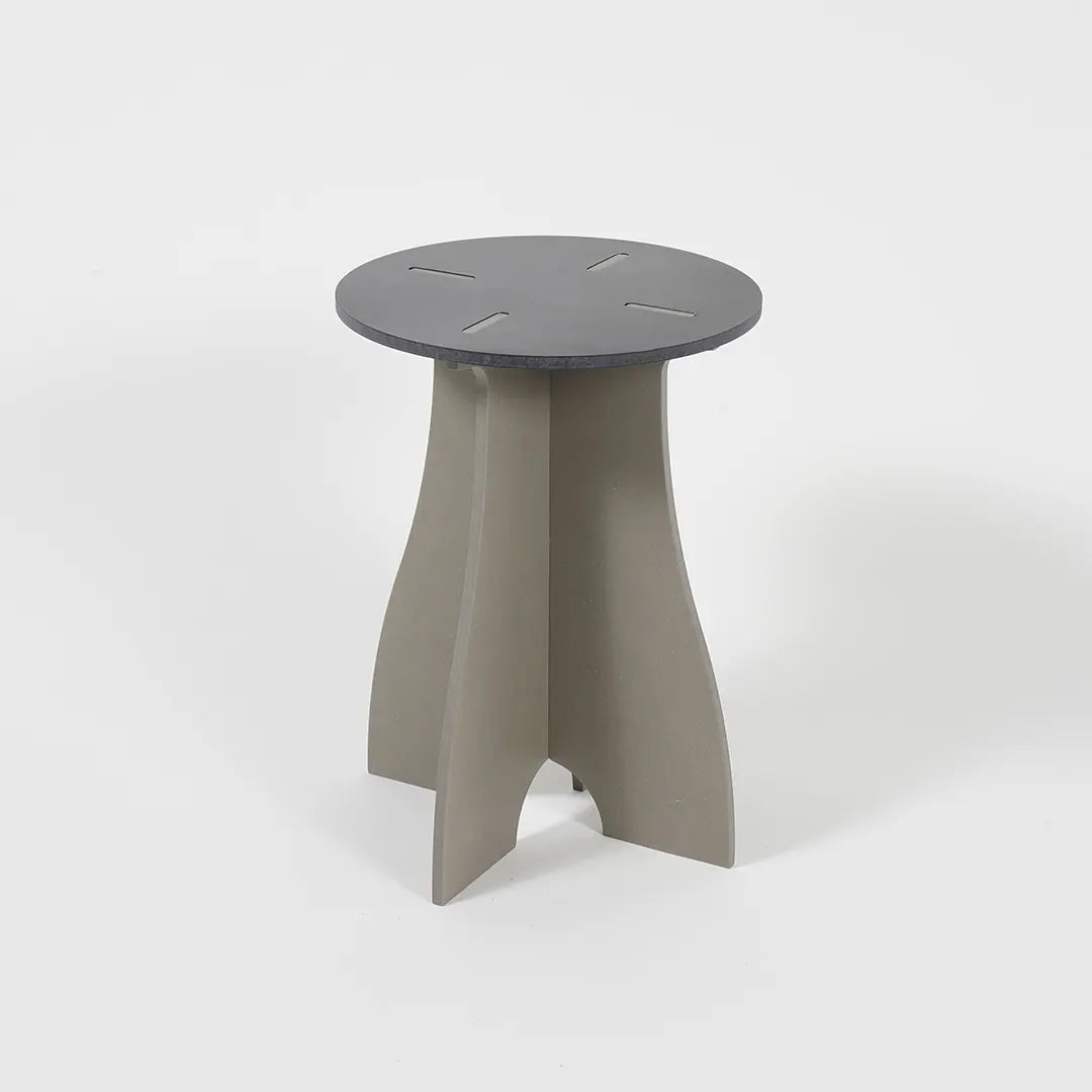 VIVIDNESS Assembled Stool GRAY