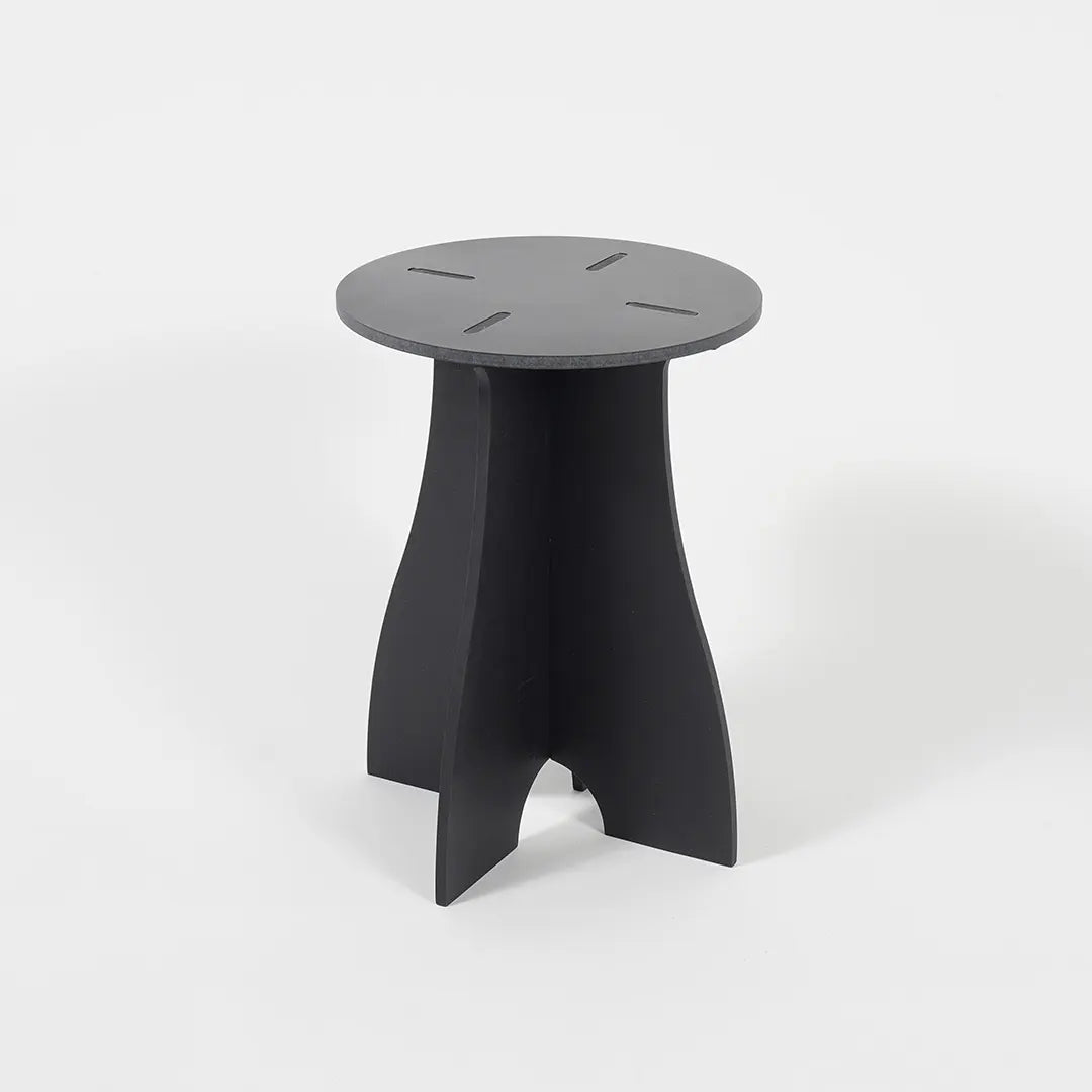 VIVIDNESS Assembled Stool GRAY