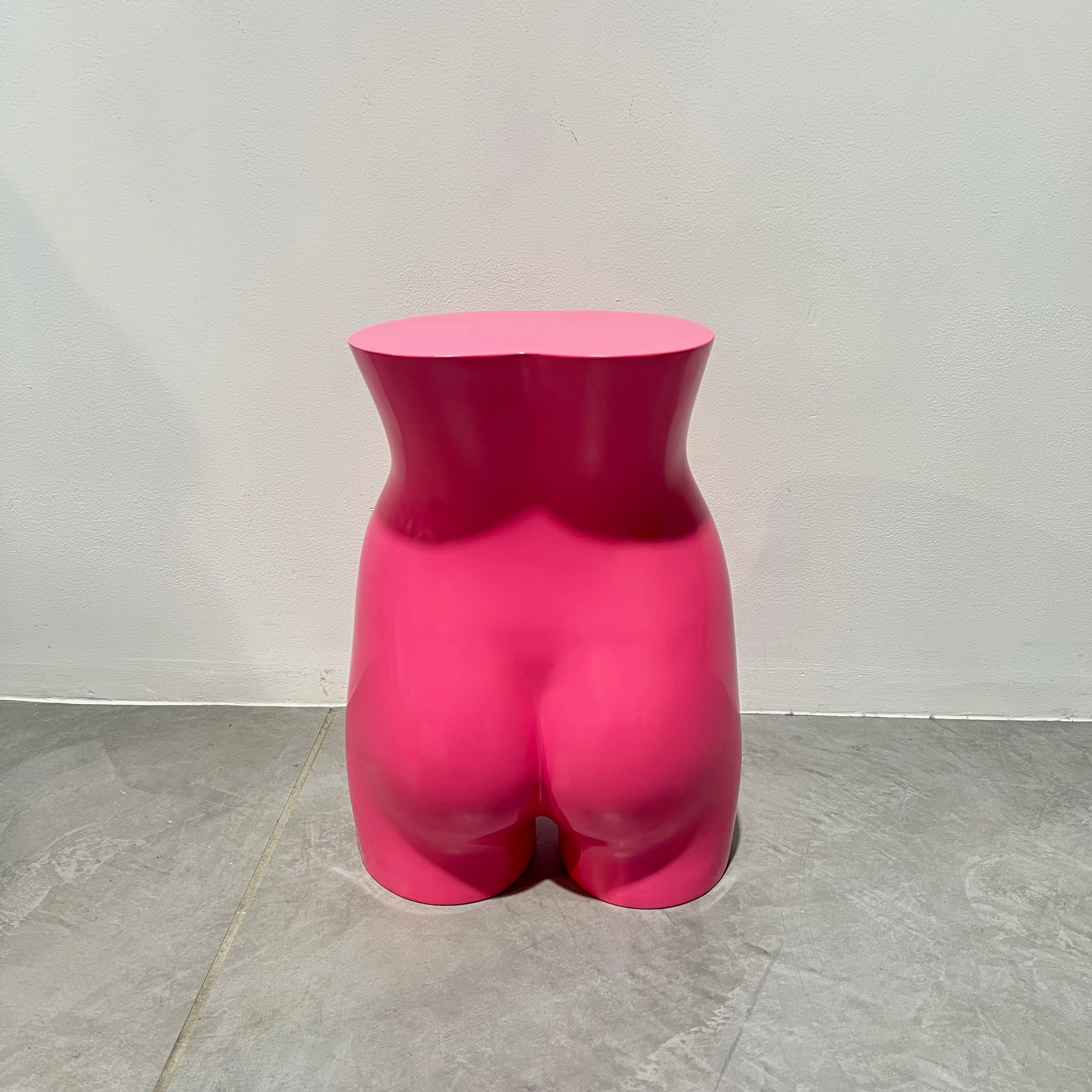 MANNEQUIN UPCYCLE 30 Side Table Stool Art Object NEONPINK