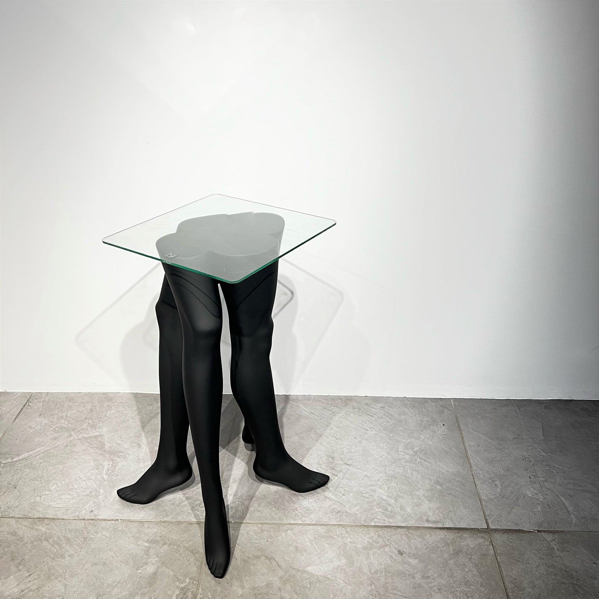 MANNEQUIN UPCYCLE 16 ART FURNITURE TABLE -MATTE BLACK